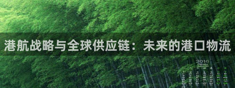 多多28注册与教程：港航战略与全球供