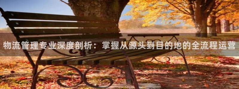 多多28玩法：物流管理专业深度剖析：